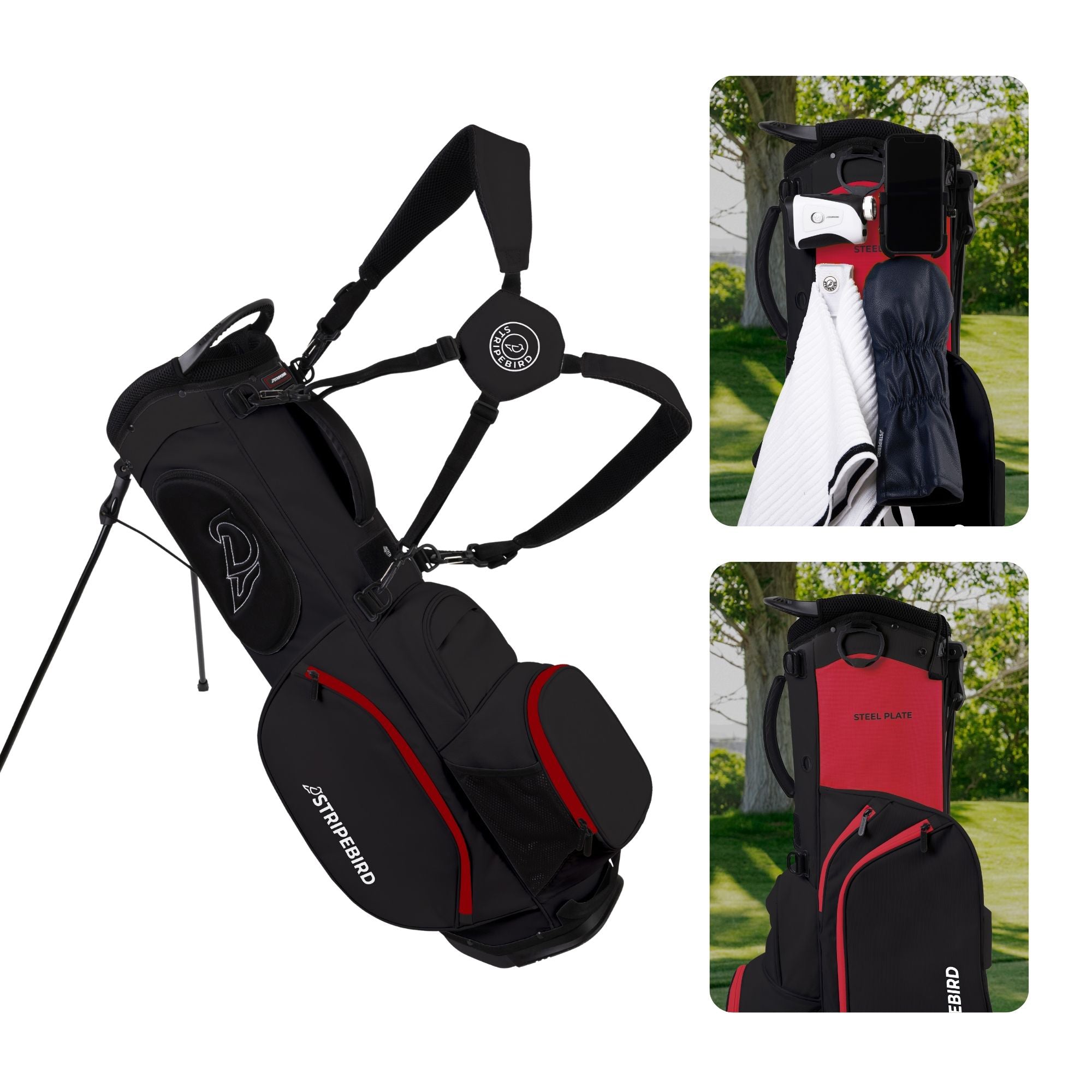 Golf Stand Bag with Hub for Magnets