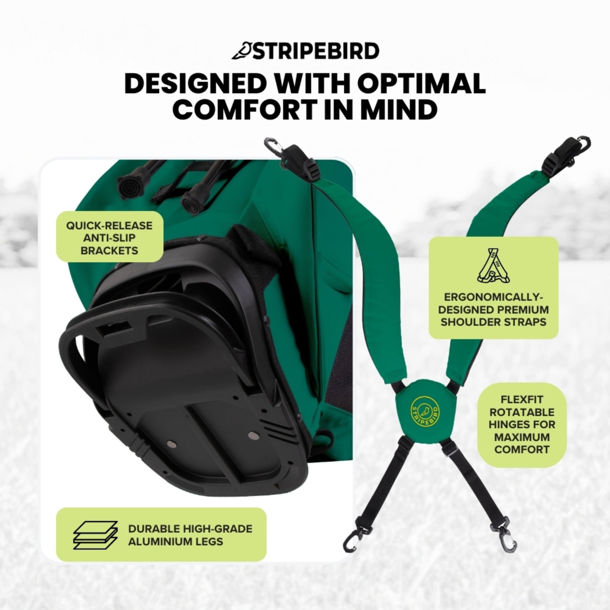 Golf Stand Bag with Hub for Magnets