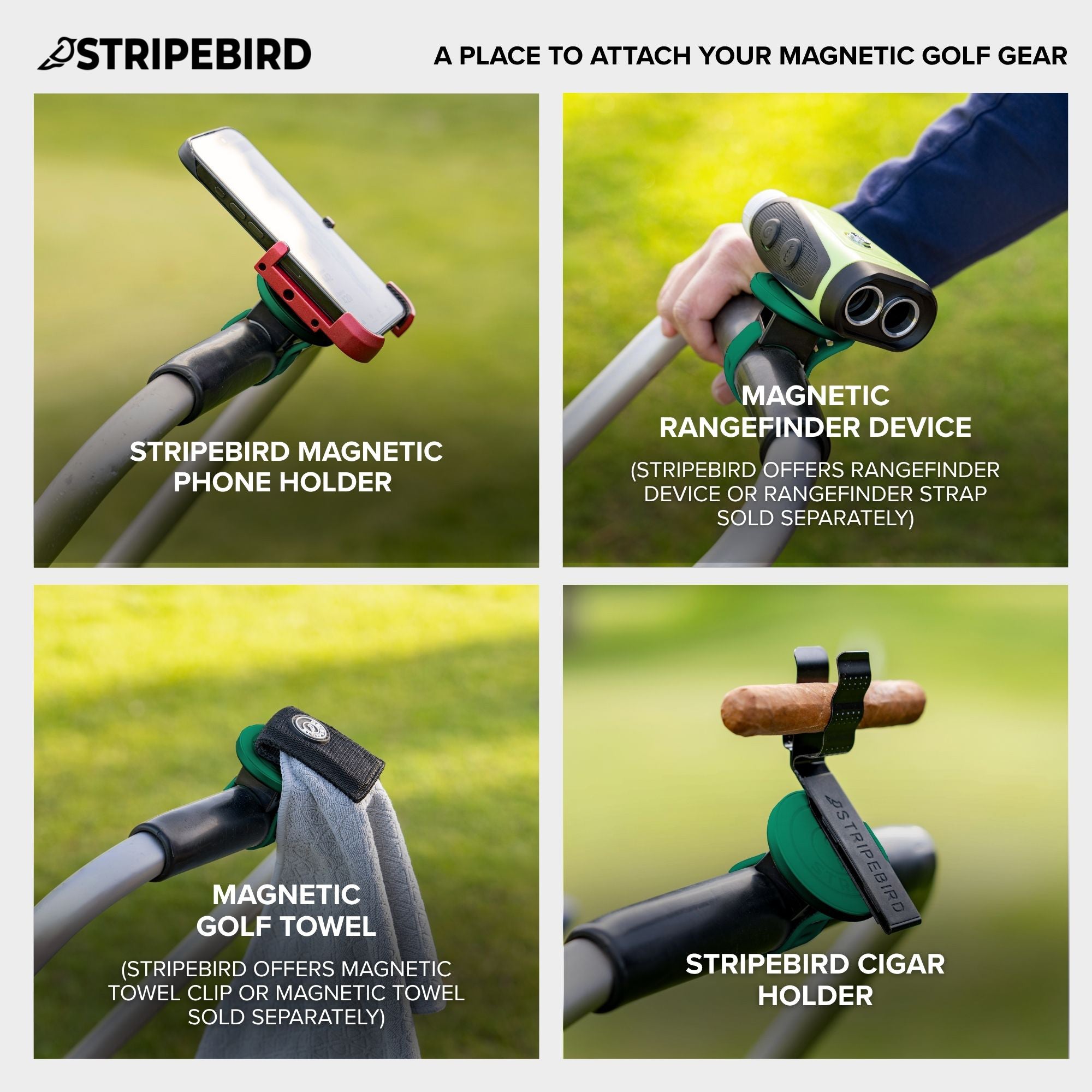 2.0 Golf Push Cart Mount for Magnetic Accessories