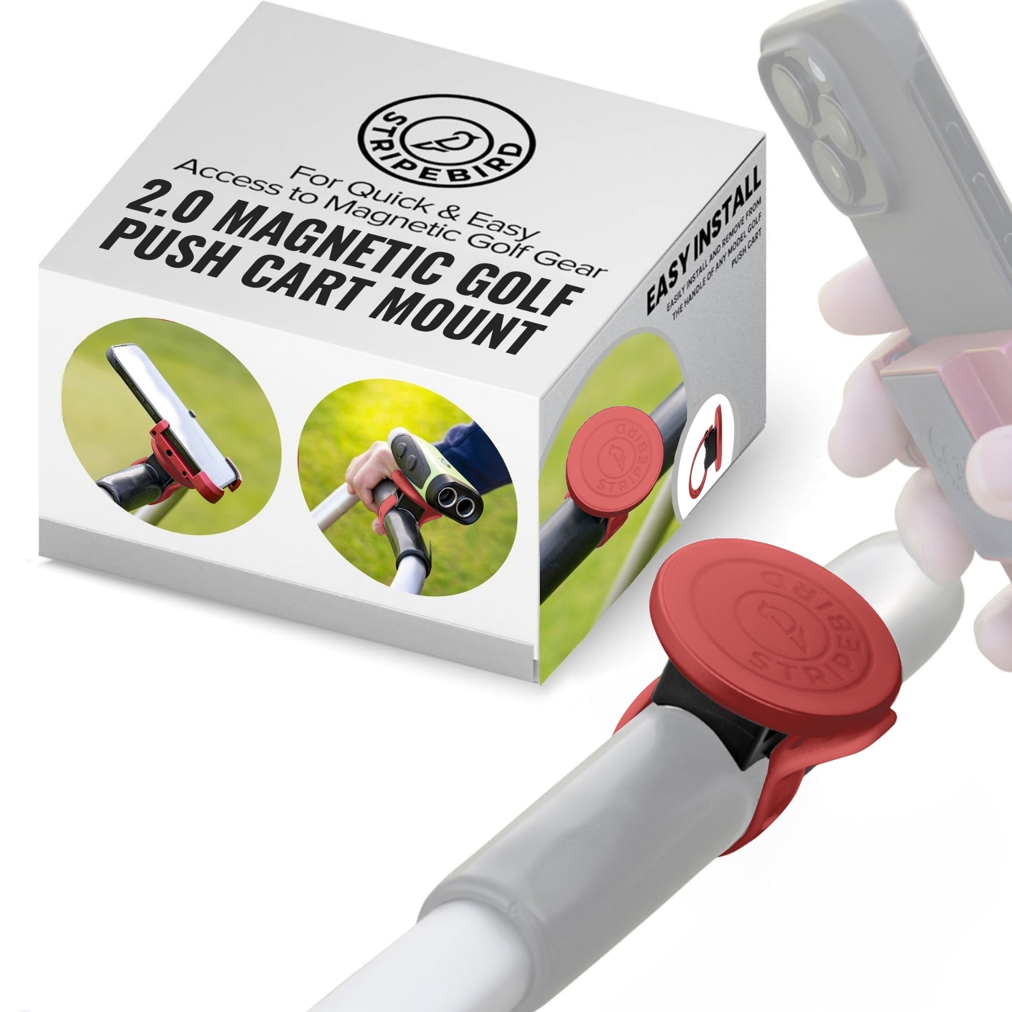 2.0 Golf Push Cart Mount for Magnetic Accessories