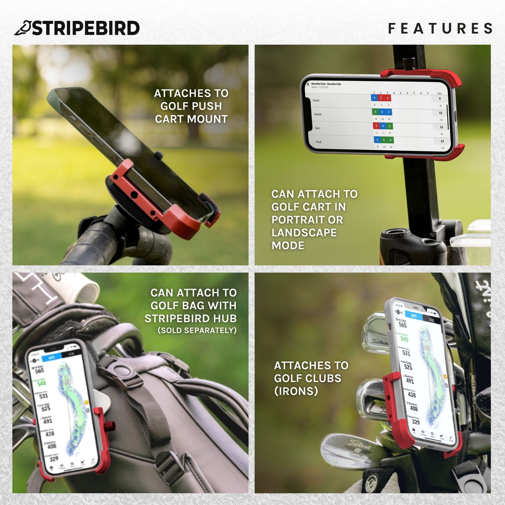 Original Golf Magnetic Phone Holder