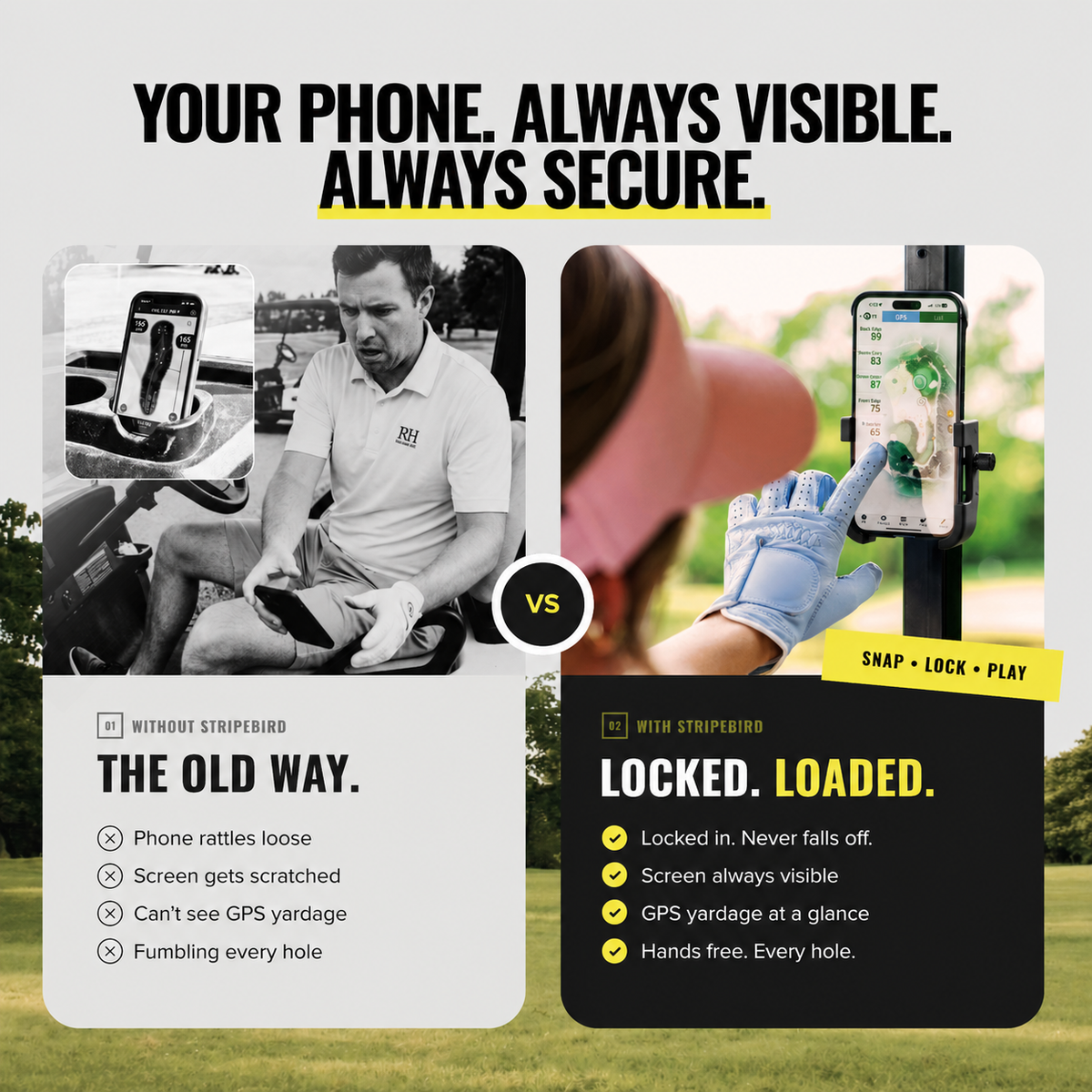 Original Golf Magnetic Phone Holder