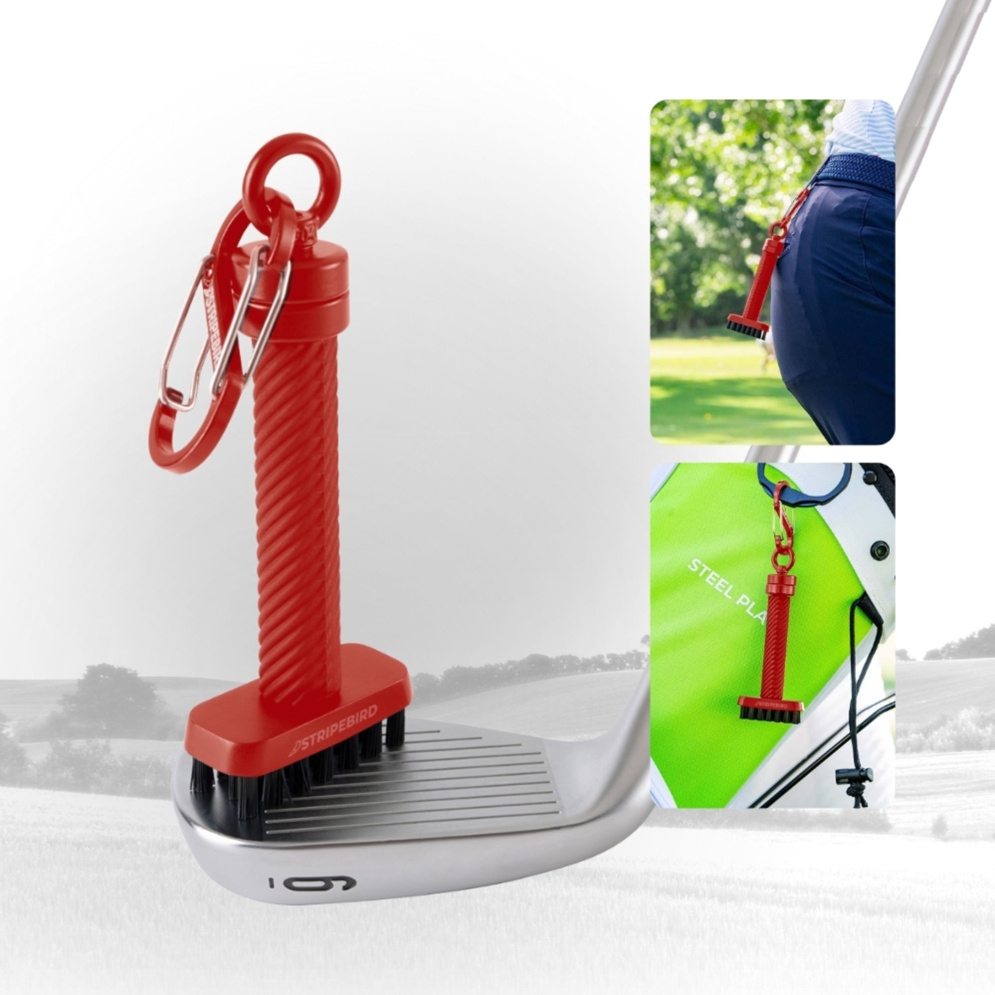 Magnetic Golf Club Brush Groove Cleaner